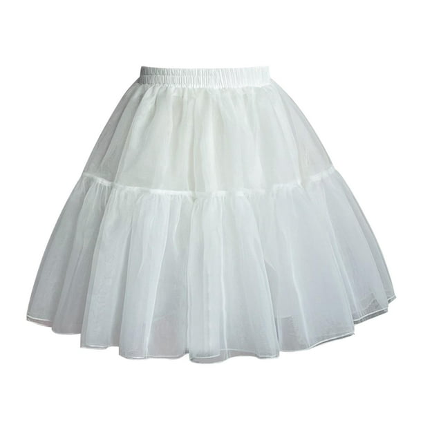 Falda enagua para mujer, falda corta interior para fiesta de cumpleaños, cosplay de Lolita