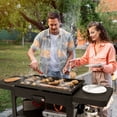 thumbnail image 3 of Royal Gourmet GB4007 34-inch 4-burner Propane Gas Griddle, Griddle with Collapsible Side Shelves and Front Basket, 3 of 12
