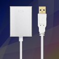 thumbnail image 3 of Adaptador blanco Superspeed USB 3,0 a compatible con HDMI para Windows 2560x1440, 3 of 5