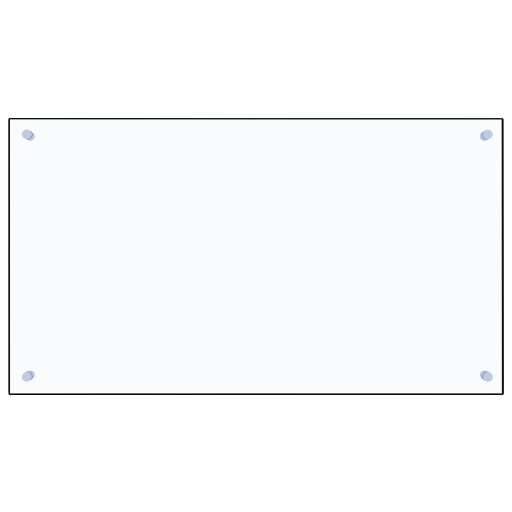 vidaXL Kitchen Backsplash Wall Tile Panel Sink Splash Guard Tempered Glass