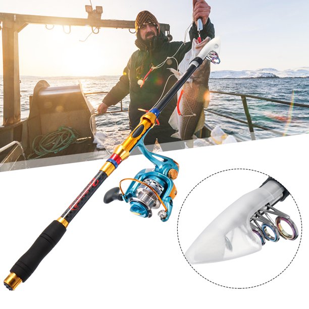 Spinning Reel And Fishing Rod Combo Fish Hunting Set 1 8m Telescopic Pole With Storage Box Outdoor Activity Com Fishing Rod Combo Fish Hunting, Fishing Rod Storage Box Outdoor