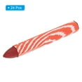 thumbnail image 3 of Uxcell Lumber Marking Crayons, 24 Pack 4"x0.55" Hex Wax Tire Marker Drawing Crayons Red, 3 of 5