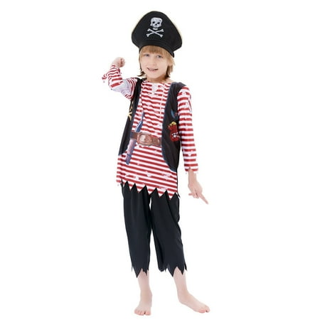 Baby Pirate Boy Ahoy Matey Pirate Costume Party Decoration Toy Kids Pretend Play