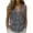 Gray #055, variant on Womens Sleeveless Button Down Shirt Collar Cotton Linen Blouse Summer Casual Loose Tank Top Business Casual Outfits, 2XL