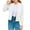 White, variant on ZyeKqe Girls Fashion Jackets Casual Zip up Lightweight Fall Sweatshirts Kids Textured Soft Long Sleeve Outwear Coats