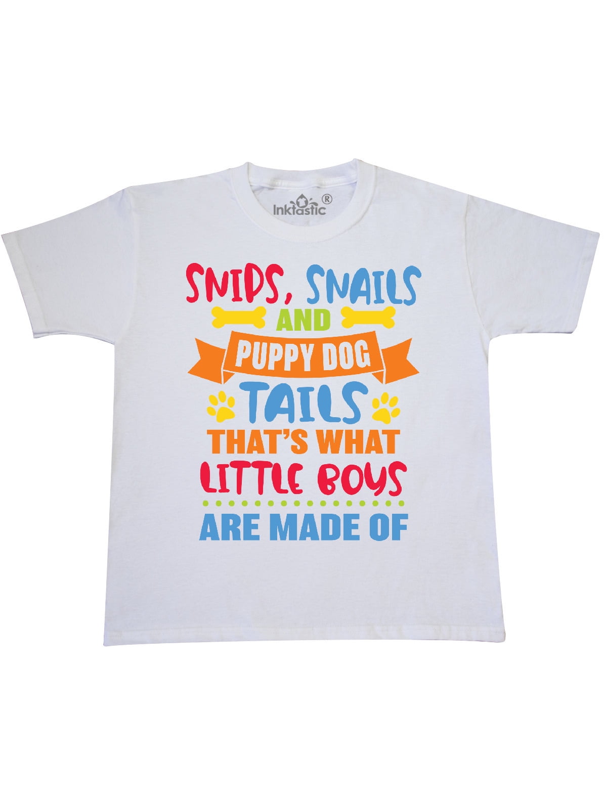 Snips Snails and Puppy Dog Tails That's What Little Boys Youth TShirt