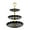 Black, variant on Cake Stand,Cookie Trays for Parties,3-Tier Dessert Cake Stand,Tiered Serving Cake Stand Small Cupcake Stand Cookie Tray Rack Candy Buffet Set Up Fruit Plate(13.38x9.84 in)