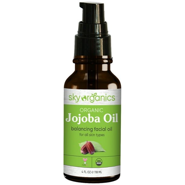 Organic Jojoba Oil by Sky Organics (4 fl oz) USDA Organic ...