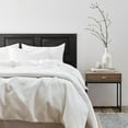thumbnail image 4 of Bouclair Collection Collin Blanche - Ensemble Housse de Couette 3 Pcs Double / Grand Lit, 4 of 5