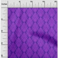 thumbnail image 2 of oneOone Silk Tabby Purple Fabric Damask Sewing Material Print Fabric By The Yard 42 Inch Wide, 2 of 5