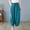 #366-Blue, variant on TaTaai Womens Plus Size Drawstring Casual Solid Elastic Waist Pocket Loose Cotton Linen Cropped Pants For Daily
