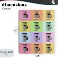 thumbnail image 4 of Stupell Industries Eclectic Disco Coffee Maker Collage Canvas Art, 24 x 30, by LISH Creative, 4 of 8