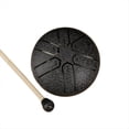 thumbnail image 1 of Tambor de Lengüeta de Acero de 6 Tonos de 3 Pulgadas Mini Tambores de Mano con Instrumentos Musicales de Percusión Accesorios de Tambor C, 1 of 5