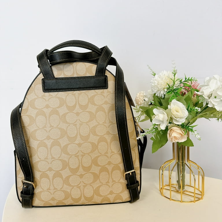 Coach Women s Jordyn Backpack Blocked Signature Canvas Light