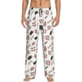 thumbnail image 2 of Kdxio Fashion Print Men's Sleep Pajama Pant Lounge Pants with Pockets, 2 of 8