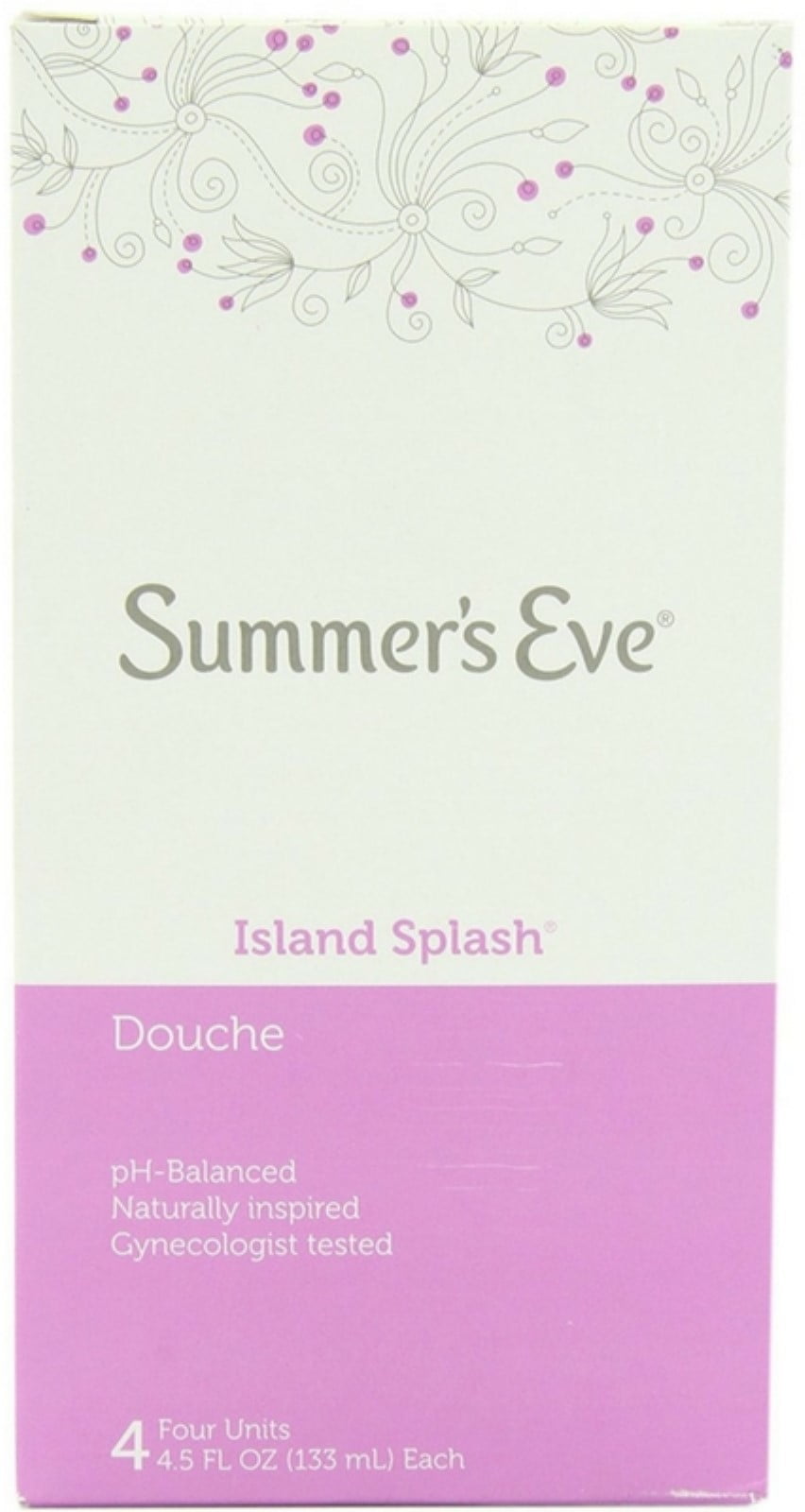 Summer's Eve Douche, Island Splash, 4 Units, 4.5 oz Each