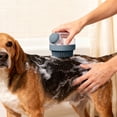 thumbnail image 2 of Dog Bath Scrubber Brush, Pet Dog Grooming Massage Shampoo Bath Brush with Soap and Shampoo Dispenser Soft Silicone Bristle for Long Short Haired Dogs Cats Shower, 2 of 6
