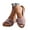 Pink, variant on Sandals for Women Wedge Shoes Slip on Dressy Flower Summer Comfortable Platform Slides Beach Walking Mid Heel Slippers Brown 9