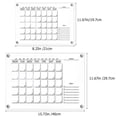 thumbnail image 2 of LIFKOME 2Pcs Clear Massage Boards for Families Useful Handwritten Message Boards, 2 of 7