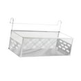 thumbnail image 3 of WeiLaiKeQi Bedside Hanging Organizer Sturdy Bed Metal Storage Basket for Book Desk Home White, 3 of 7