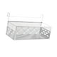 thumbnail image 3 of Estante para cama de dormitorio, cesta de almacenamiento colgante para dormitorio, estante organizador simple para litera Blanco, 3 of 7