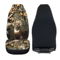 thumbnail image 6 of XYZCANDO Thin Car Front Seat Covers Deer Camo 2 Piece Automobile Seat Cover Soft SUV Van Truck Breathable Stretchy Car Seat Cover Set, 6 of 9