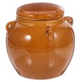 thumbnail image 4 of MasteelfCA Pot à Cornichons en Céramique Bouteille en Céramique Scellée Pot à Miel Rétro Pot de Rangement Multigrains, 4 of 8