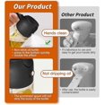 thumbnail image 3 of Food-grade Oil Dispenser, 2 in 1 Oil Sprayer for Cooking, 17oz/500ml Glass Oil Spray Bottle with Pourer, Salad, Frying, BBQ (Black), 3 of 5