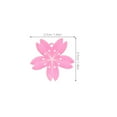 thumbnail image 2 of Worgeous 10pcs Transparent Acrylic Flower Charms For Jewelry Making Diy Pink Flower Pendants Cute Elegant Floral Charms For Keychains Bracelets, 2 of 8