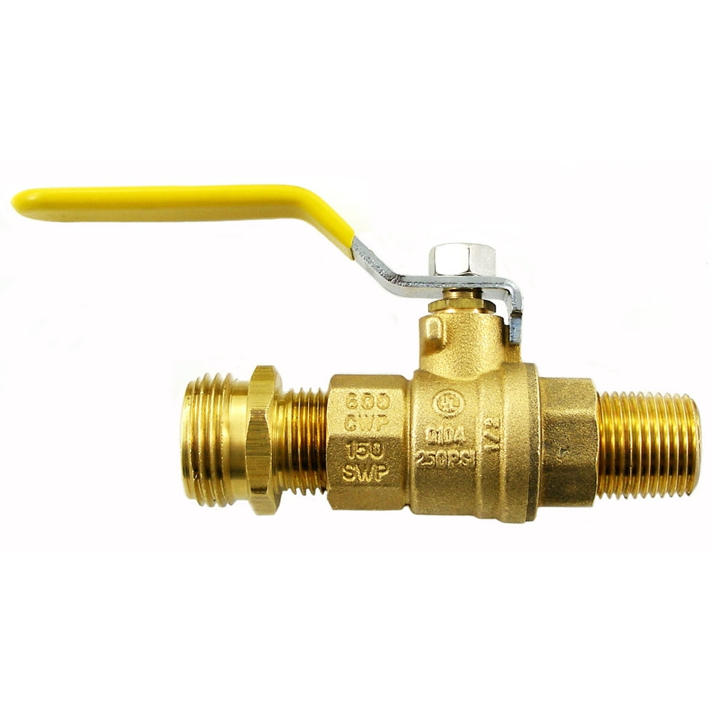Garden Hose Ball Valve Assembly
