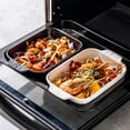 thumbnail image 5 of Creative Stone Pattern Double Ear Plate Microwave Plate Ceramic Household Electric Oven Baking Dish Baking Bowl, 5 of 5