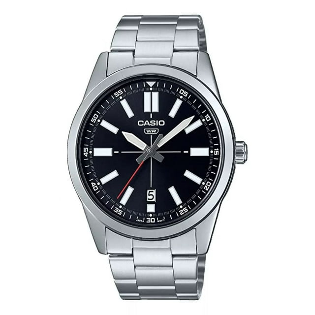 Reloj Casio Caballero Mtp Vd02d Acero Inoxidable Fechador Color de la correa Plateado