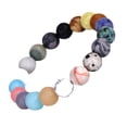 thumbnail image 2 of Fiudx Pulsera Solar, Banda Curativa de Tamaño Ajustable, Piedra de Chakra Ligera, Diseño de Perla Galáctica, Regalo para Ella o Él, Ideal para Fiestas y Celebridades, Accesorios a Juego para Parejas,, 2 of 4