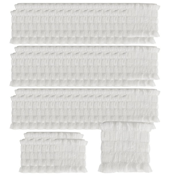100x Lazo para el cabello no tejido Aro para el cabello Accesorios para el cabello Turbante Banda para el cabello suave SPA Diademas para el baño del Yuyangstore Lazo de pelo no tejido