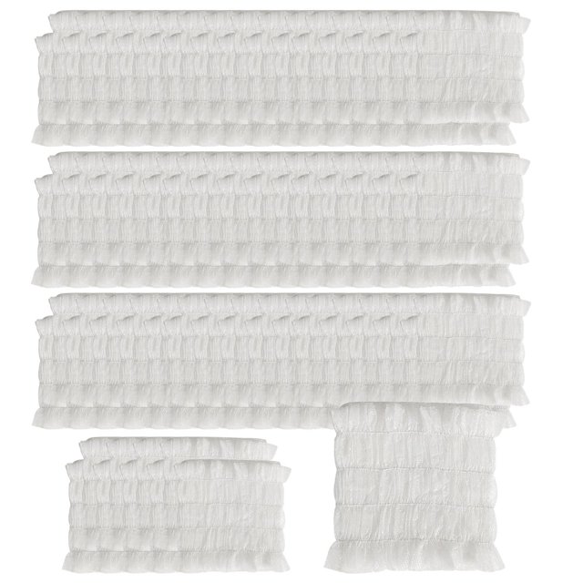 100 Piezas De Aro De Pelo No Tejido Para El Cuidado De La Piel, Ba?o, Ducha, Lavado De Cara Sunnimix Lazo de pelo no tejido