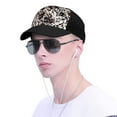 thumbnail image 4 of Yiaed Cow Skin Print Baseball Cap Dad Hat Polo Style Plain Blank Adjustable Size, 4 of 5