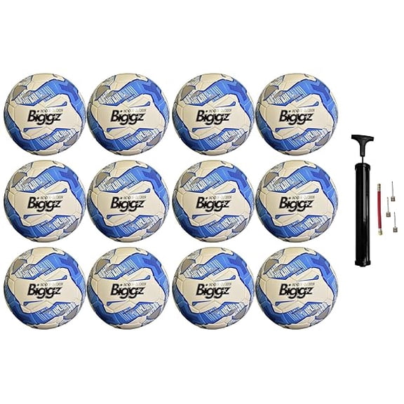 (Pack of 12) Premium Tundra Soccer Balls Size 5 with Hand Pump