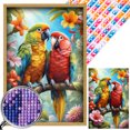 thumbnail image 1 of Kit 5D DIY Con Cuentas Cuadradas Completas Taladro AB Parcial 45x65cm, 1 of 9