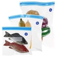thumbnail image 4 of 20Pcs Vacuum Food Storage Bags Kit with 4 Sealing Clips 1 Hand Pump 3 Sizes Plastic Food Save Bags, 4 of 8
