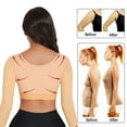 thumbnail image 4 of Skin tone Arm Shaper after surgery arm compression sleeve clothing posture corrector Shaper suit top - M, 4 of 5