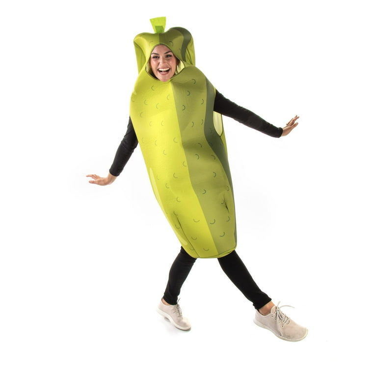 Single Funny Fruit & Veggie Costume, Slip On Halloween Costume for Women  and Men, One Size Fits All