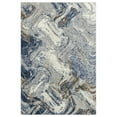 thumbnail image 3 of Luxe Weavers Marble Collection 487 Blue Abstract Area Rug 8x10, 3 of 9