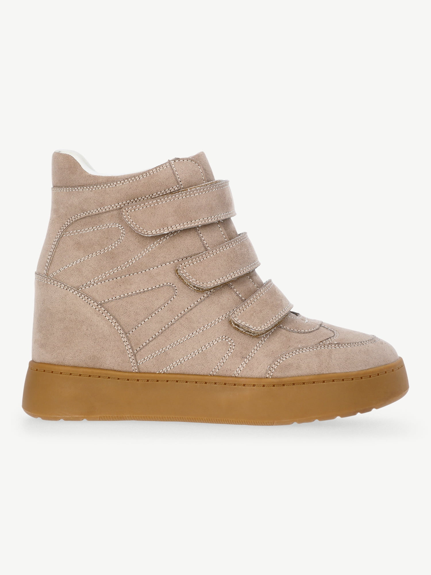 No Boundaries Women's Wedge Sneakers