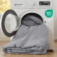 thumbnail image 5 of U by Bedsure 2 Pieces Twin Comforter Bedding Set, Grey Comforter Set for All Seasons, 1 Lightweight Prewashed Comforter and 1 Pillowcases,Twin,Grey, 5 of 7