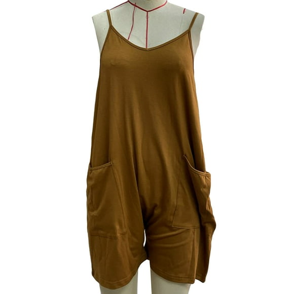 Women Short Overalls,Women Casual Overall Shorts Overall Shortswith Pockets Adjustable Overall Shorts Reliable and Durable