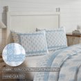 thumbnail image 2 of VHC Brands Avani Blue Boho Farmhouse Bedroom Decor, Standard Sham 21x28, 2 of 5
