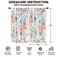 thumbnail image 2 of Blackout Kids Curtains,Pioneer Flower Floral Print Pattern Childrens Insulated Curtains Set Of 2,Bedroom Essentials,Toddler Room Decor 42"x84", 2 of 5