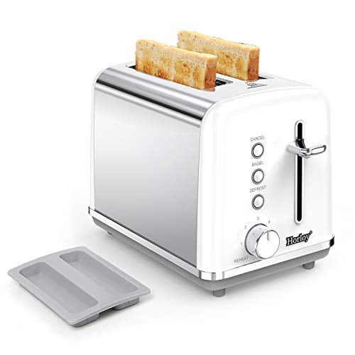Toasters 2 Slice Best Compact Toaster Stainless Steel Bagel Cancel 7 Bread Shade Settings 06 