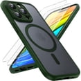 thumbnail image 2 of TOCOL Funda magnética 3 en 1 para iPhone 14 Pro, mejorada [protección completa de la cámara] con 2 protectores de pantalla, compatible con MagSafe, [prueba de caídas de grado militar] cubierta trasera, 2 of 4
