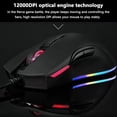 thumbnail image 4 of Souris de Jeu Filaire Capteur Optique Chroma Éclairage RGB - 7 Boutons Programmables Interrupteurs Mécaniques Argent Titane, 4 of 9